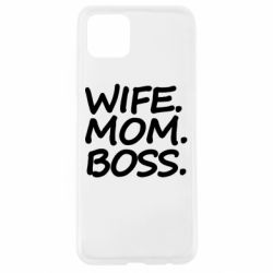 Чехол для Oppo A92s Wife mom boss - PrintSalon