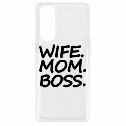 Чехол для Oppo Reno 4 Pro Wife mom boss - PrintSalon