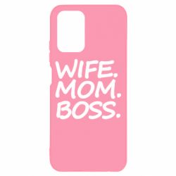 Чехол для Xiaomi Redmi Note 10 Wife mom boss - PrintSalon