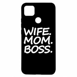 Чехол для Xiaomi Redmi 9c Wife mom boss - PrintSalon