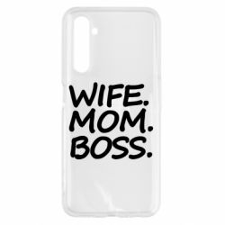 Чехол для Realme 6 Wife mom boss - PrintSalon