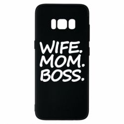 Чехол для Samsung S8 Wife mom boss - PrintSalon