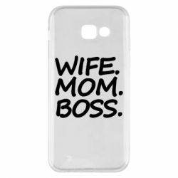 Чехол для Samsung A5 2017 Wife mom boss-PrintSalon Чехол для Samsung A5 2017 Wife mom boss