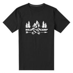 Чоловіча преміум футболка Wild camp - PrintSalon