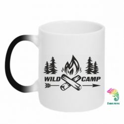 Чашка-хамелеон Wild camp - PrintSalon