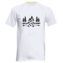 Чоловіча футболка для спорту Wild camp - PrintSalon
