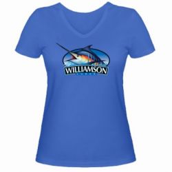 Женская футболка с V-образным вырезом Williamson