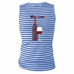 Майка-тельняшка Wine lover