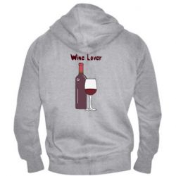 Чоловічі худі на блискавці Wine lover - PrintSalon