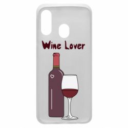 Чехол для Samsung A40 Wine lover