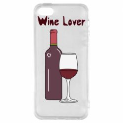 Чохол для iphone 5/5S/SE Wine lover - PrintSalon
