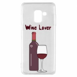 Чехол для Samsung A8 2018 Wine lover