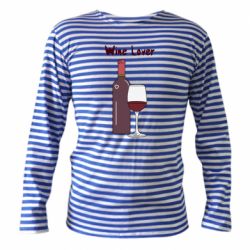 Тільник з довгим рукавом Wine lover - PrintSalon