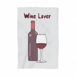 Рушник з принтом Wine lover - PrintSalon