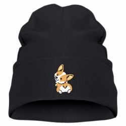 Детская шапка Winking Corgi - PrintSalon