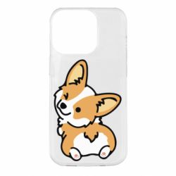 Чехол для iPhone 14 Pro Winking Corgi - PrintSalon