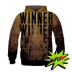 Детское 3D худи Winner winner - PrintSalon
