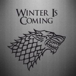 Наклейка Winter is coming (Игра престолов) - PrintSalon