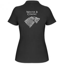 Женское поло Winter is coming (Игра престолов) - PrintSalon