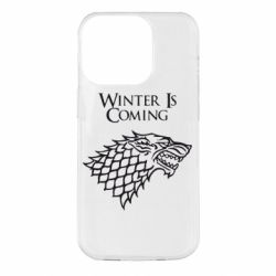 Чехол для iPhone 14 Pro Winter is coming (Игра престолов) - PrintSalon