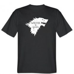 Мужская футболка Stedman Winter is coming soon - PrintSalon