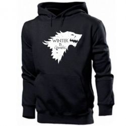 Мужское худи Winter is coming soon - PrintSalon