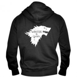 Чоловіче худі на блискавці Winter is coming soon