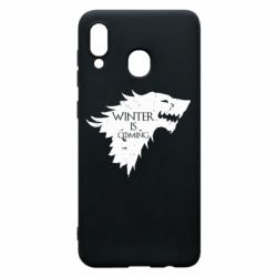 Чехол для Samsung A20 Winter is coming soon - PrintSalon