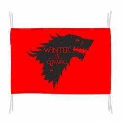 Флаг Winter is coming soon - PrintSalon