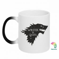 Чашка-хамелеон Winter is coming soon - PrintSalon