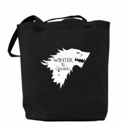 Эко-сумка Winter is coming soon - PrintSalon