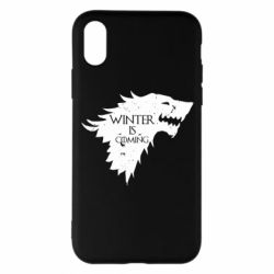 Чехол для iPhone X/Xs Winter is coming soon - PrintSalon