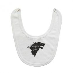 Слюнявчик  Winter is coming soon - PrintSalon