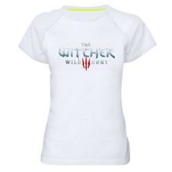 Жіноча футболка для спорту Witcher Logo - PrintSalon