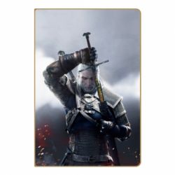 Блокнот с принто Witcher with a sword - PrintSalon