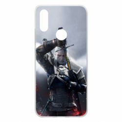 Чехол для Xiaomi Redmi 7 Witcher with a sword - PrintSalon