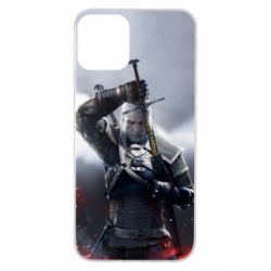 Чехол для iPhone 11 Witcher with a sword - PrintSalon
