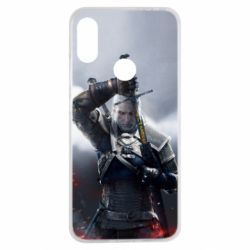 Чехол для Xiaomi Redmi Note 7 Witcher with a sword - PrintSalon