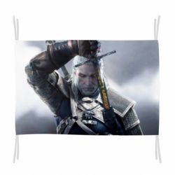 Флаг Witcher with a sword - PrintSalon