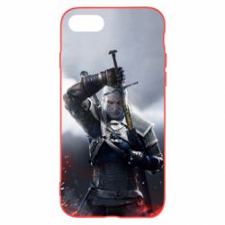 Чехол для iPhone SE 2020 Witcher with a sword - PrintSalon