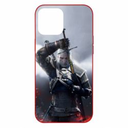 Чехол для iPhone 12 Pro Max Witcher with a sword - PrintSalon