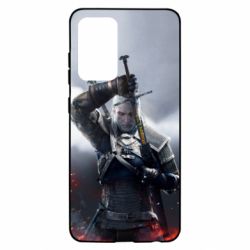 Чехол для Samsung A52 5G Witcher with a sword - PrintSalon