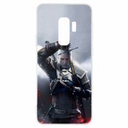 Чехол для Samsung S9+ Witcher with a sword - PrintSalon
