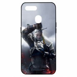 Чехол для Oppo A5s/A12 Witcher with a sword - PrintSalon
