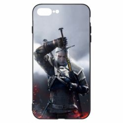 Чехол для iPhone 8 Plus Witcher with a sword - PrintSalon