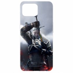 Чехол для Oppo Reno 4 Lite Witcher with a sword - PrintSalon