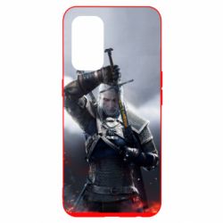 Чехол для Oppo Reno 5 4G Witcher with a sword - PrintSalon