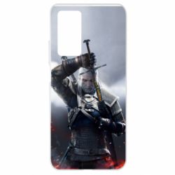 Чехол для Xiaomi Mi 10T/10T Pro Witcher with a sword - PrintSalon
