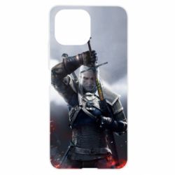 Чехол для Xiaomi Mi11 Lite Witcher with a sword - PrintSalon