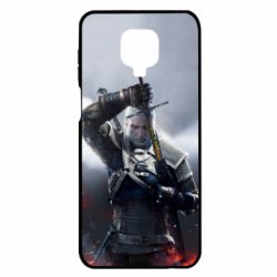 Чехол для Xiaomi Redmi Note 9S/9Pro/9Pro Max Witcher with a sword - PrintSalon